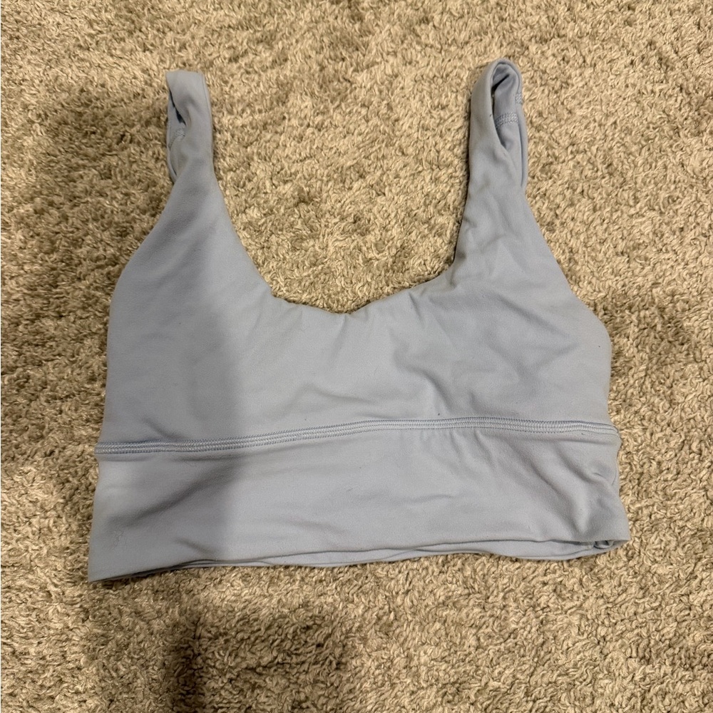 Light blue lululemon sports bra